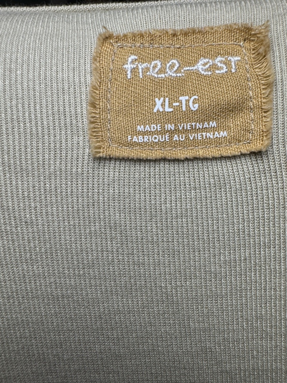 Free People Free-Est Good Feels Long-Sleeve Mini Dress in Green Haze NWOT - Picture 9 of 9